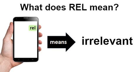 what does rel to mean